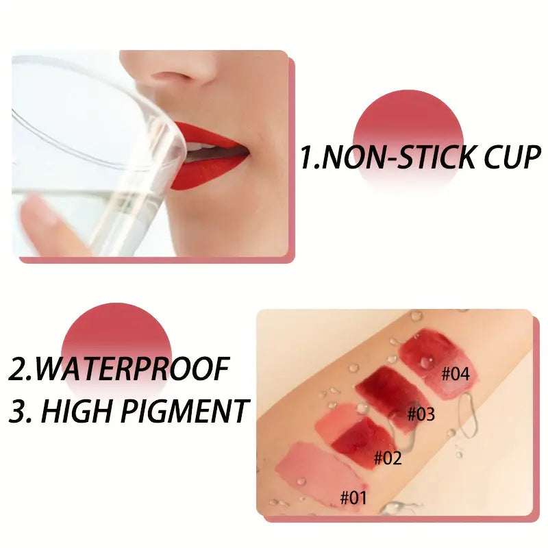 QICY Tattoo Lip Gloss Peel-Off, 10g - Long-Lasting Liquid Lipstick