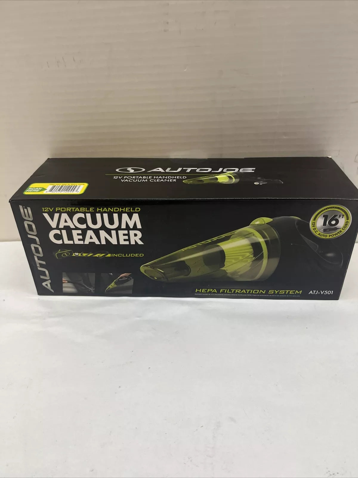 Auto Joe ATJ-V501 12-Volt Portable Car Vacuum Cleaner